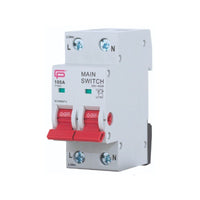 FuseBox IT1002 100A Double Pole 2 Module Main Switch (Isolator)