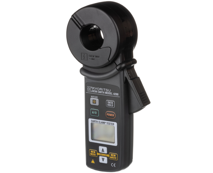 Kewtech KEW4200 Digital Earth Resistance Clamp Tester TRMS - westbasedirect.com