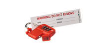 Kewtech KEWLOK Combination Lock Off Device inc 2 x Warning Tag
