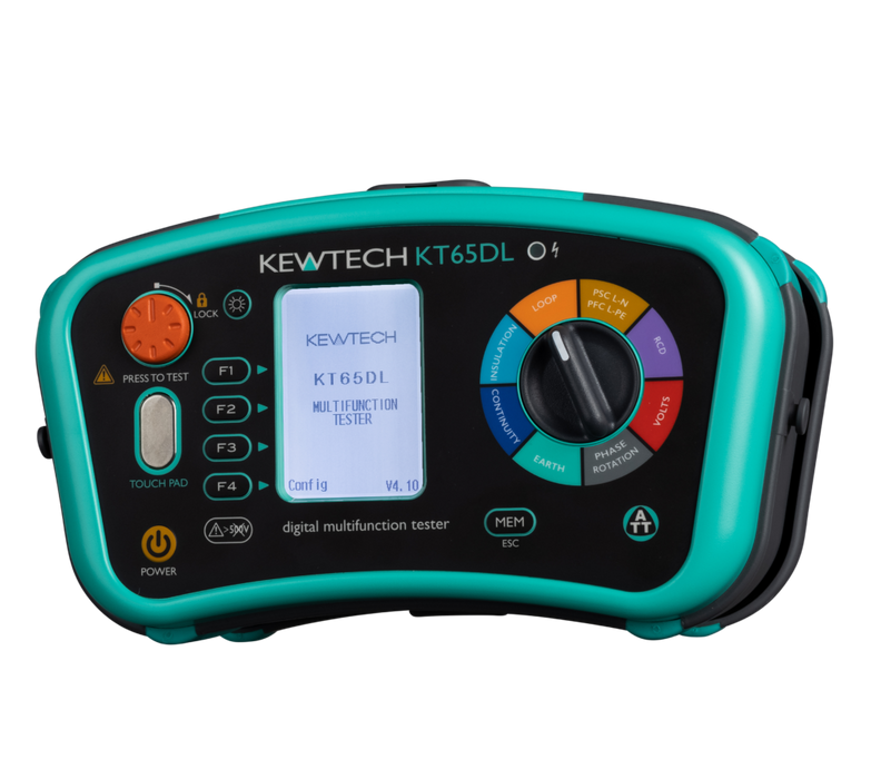 Kewtech KT65DL Digital MFT 8in1 with 8212 USB KEW Report & ACC050 - westbasedirect.com