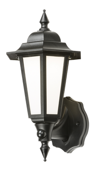 Knightsbridge LANT2 230V IP54 8W LED Wall Lantern with PIR - Black