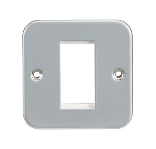 Knightsbridge M1G Metal Clad 1G Modular Faceplate - westbasedirect.com