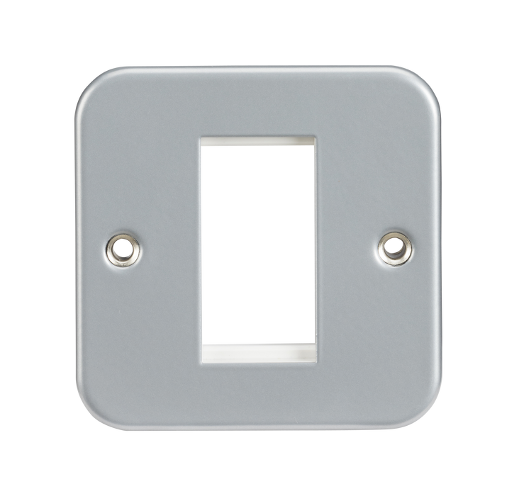 Knightsbridge M1G Metal Clad 1G Modular Faceplate - westbasedirect.com