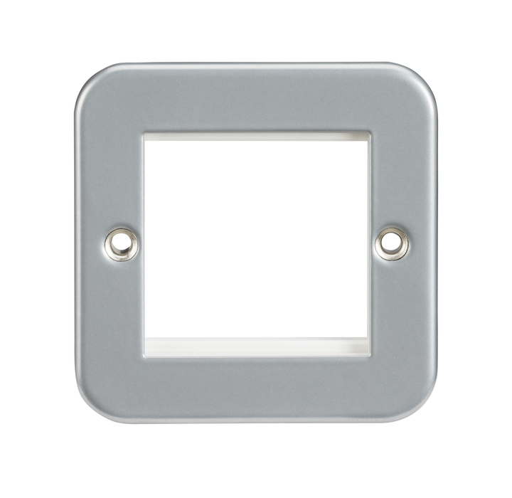 Knightsbridge M2G Metal Clad 2G Modular Faceplate - westbasedirect.com