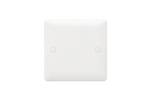 MK Base MB3827WHI White Moulded 1G Blank Plate - westbasedirect.com