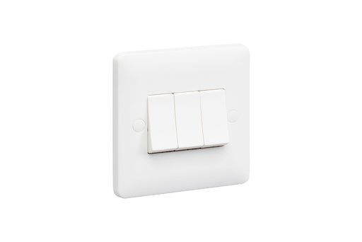 MK Base MB4863WHI White Moulded 10AX 3G 2-Way Switch - westbasedirect.com