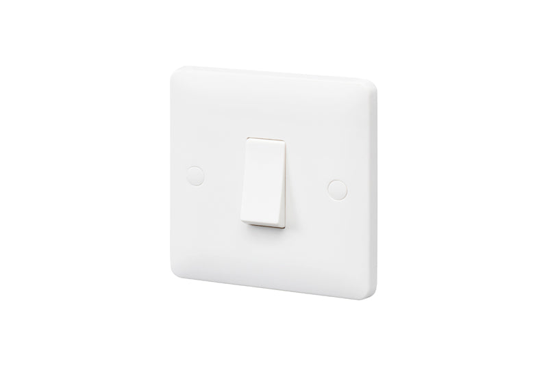 MK Base MB4866WHI White Moulded 10AX 1G Intermediate Switch - westbasedirect.com