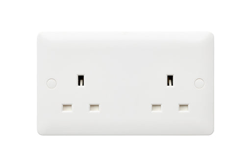 MK Base MB781WHI White Moulded 13A 2G Unswitched Socket - westbasedirect.com