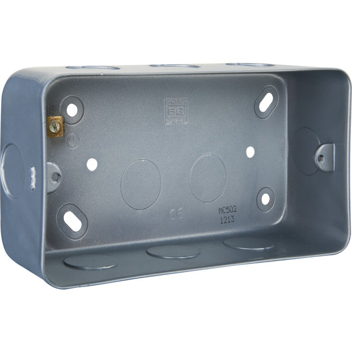 BG MC502 Rectangular Surface Mount Box (3 & 4 Gang Grid) - westbasedirect.com