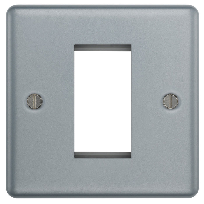 BG MC5EMS1 Metal Clad 1G Euro Module Plate - westbasedirect.com