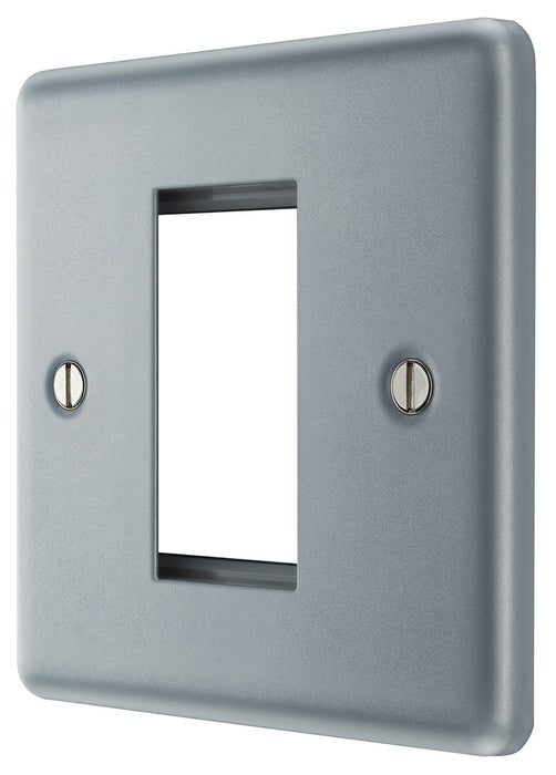 BG MC5EMS1 Metal Clad 1G Euro Module Plate - westbasedirect.com