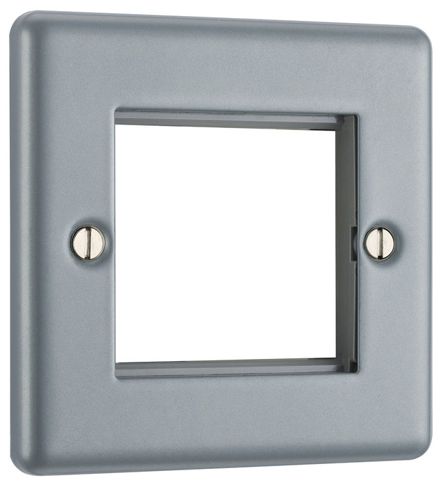 BG MC5EMS2 Metal Clad 2G Euro Module Plate - westbasedirect.com