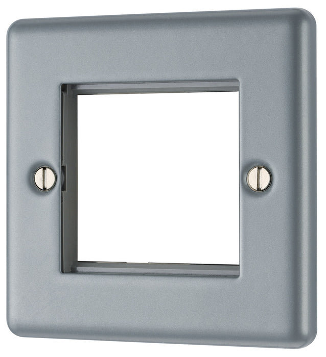 BG MC5EMS2 Metal Clad 2G Euro Module Plate - westbasedirect.com