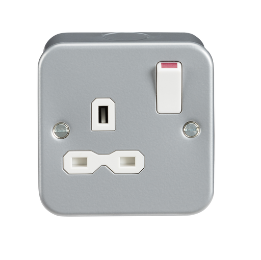 Knightsbridge MR7000 Metal Clad 13A 1G DP Switched Socket - westbasedirect.com