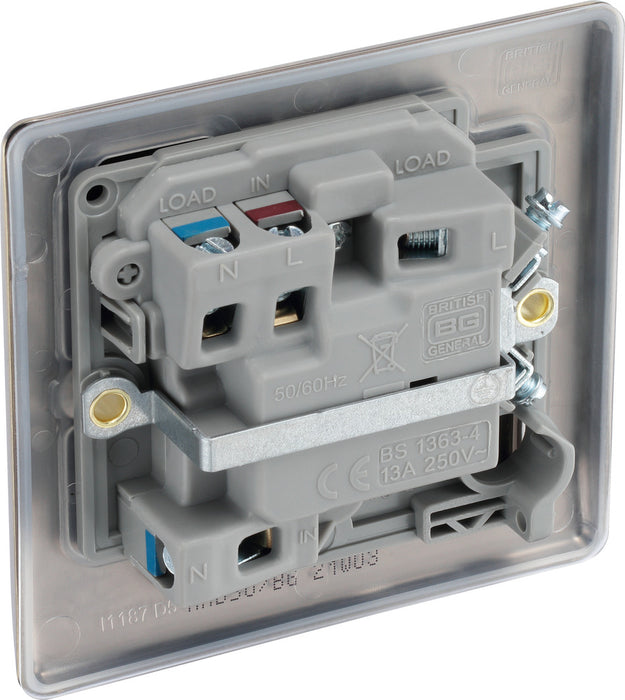 BG NAB50 Nexus Metal Switched Spur 13A - Antique Brass - westbasedirect.com