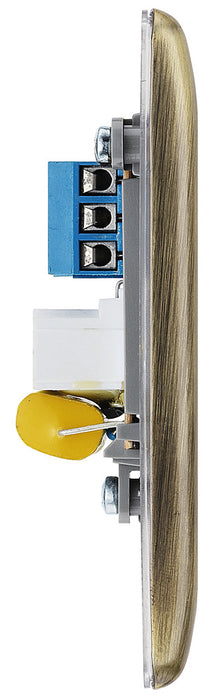 BG NABBTM1 Nexus Metal Master Telephone Socket - Antique Brass - westbasedirect.com