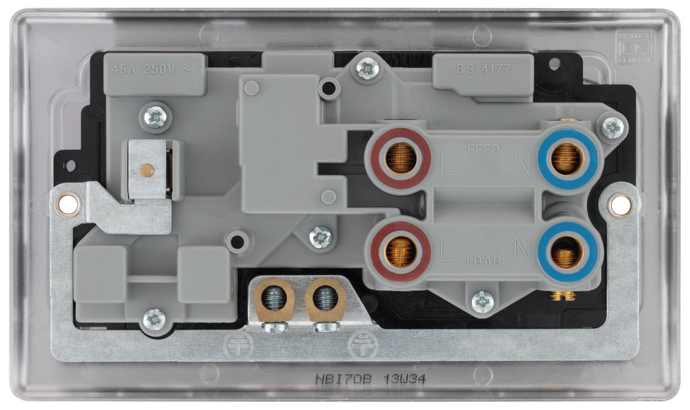 BG NBI70B Nexus Metal DP Cooker +Socket+Neon /Black - Brushed Iridium - westbasedirect.com