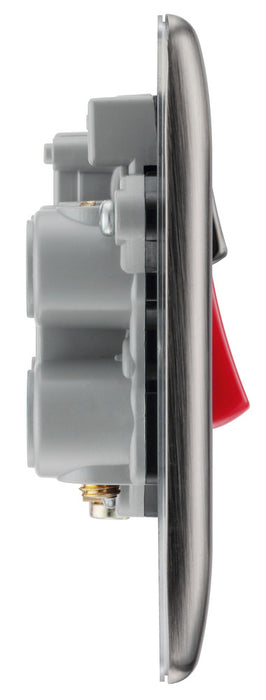 BG NBI70B Nexus Metal DP Cooker +Socket+Neon /Black - Brushed Iridium - westbasedirect.com