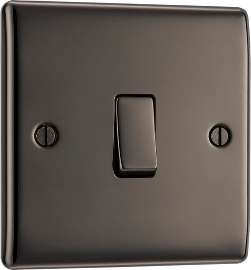 BG NBN13 Nexus Metal Intermediate Light Switch 10A - Black Nickel - westbasedirect.com