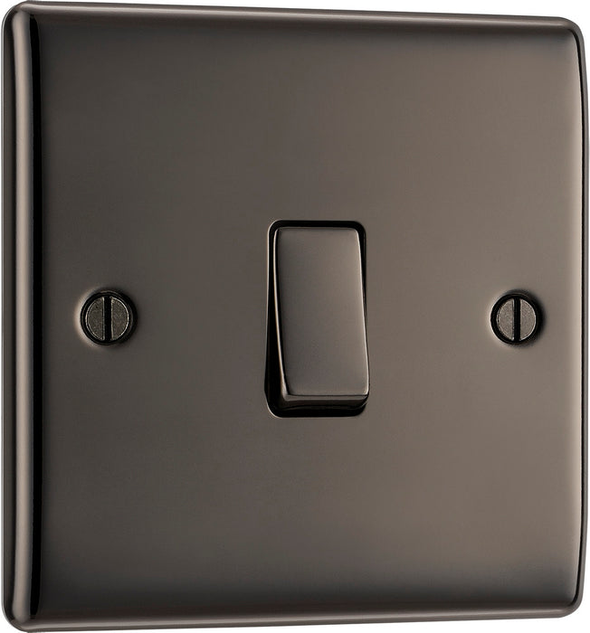 BG NBN13 Nexus Metal Intermediate Light Switch 10A - Black Nickel - westbasedirect.com