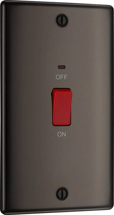 BG NBN72 Nexus Metal 45A DP Double Plate + Neon - Black Nickel - westbasedirect.com