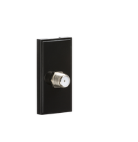 Knightsbridge NETSATBK SAT TV Outlet Module 25x50mm - Black