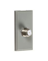 Knightsbridge NETSATGY SAT TV Outlet Module 25x50mm - Grey