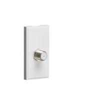 Knightsbridge NETSATWH SAT TV Outlet Module 25x50mm - White