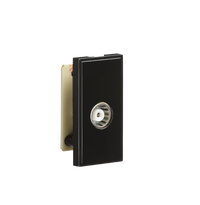 Knightsbridge NETTVBK TV Outlet Module PCB 25x50mm - Black