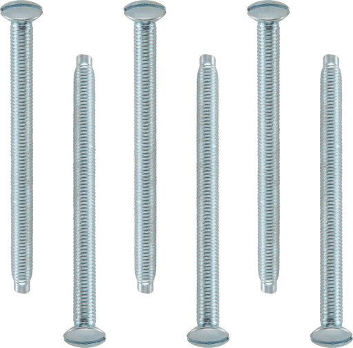 BG NFS50/10 M3.5 x 50mm Raised Head Screws (10 Pack) - Brushed Steel - westbasedirect.com