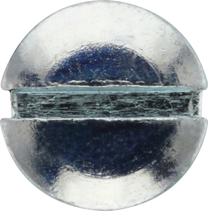 BG NFS50/10 M3.5 x 50mm Raised Head Screws (10 Pack) - Brushed Steel - westbasedirect.com