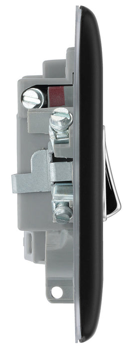 BG NMB50 Nexus Metal Switched Spur 13A - Matt Black - westbasedirect.com