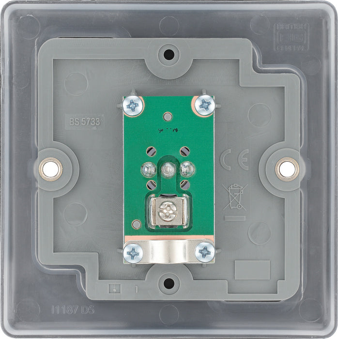 BG NMB60 Nexus Metal TV Aerial Socket - Matt Black - westbasedirect.com