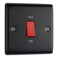 BG NMB74 Nexus Metal 45A DP Single Plate + Neon - Matt Black