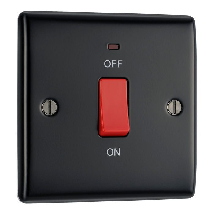 BG NMB74 Nexus Metal 45A DP Single Plate + Neon - Matt Black - westbasedirect.com