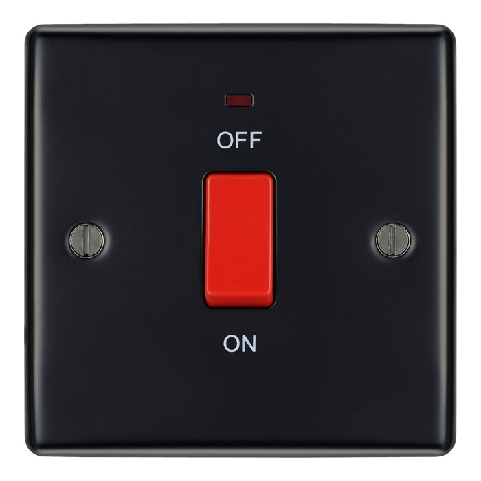 BG NMB74 Nexus Metal 45A DP Single Plate + Neon - Matt Black - westbasedirect.com