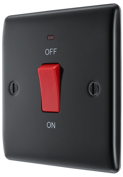 BG NMB74 Nexus Metal 45A DP Single Plate + Neon - Matt Black - westbasedirect.com