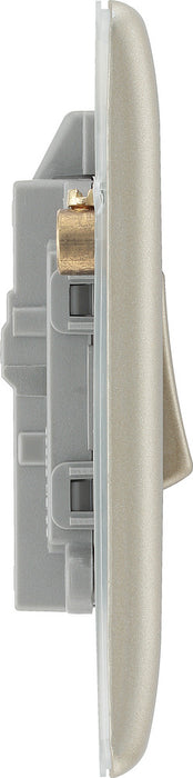 BG NPR31 Nexus Metal 20A DP Switch + Neon - Pearl Nickel - westbasedirect.com