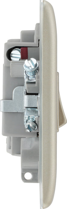 BG NPR50 Nexus Metal Switched Spur 13A - Pearl Nickel - westbasedirect.com