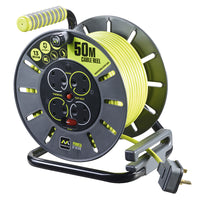 Masterplug OLU50134SL PRO-XT 4 Socket 50m 13A LRG Open Reel
