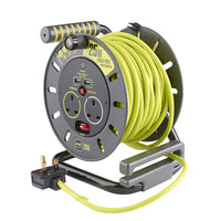 Masterplug OMU25132USL PRO-XT 2 Socket 25m 13A MED Open Reel + USB