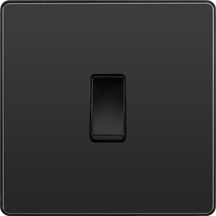 BG Evolve PCDBC12B 20A 16AX 2 Way Single Light Switch - Black Chrome (Black) (5 Pack) - westbasedirect.com