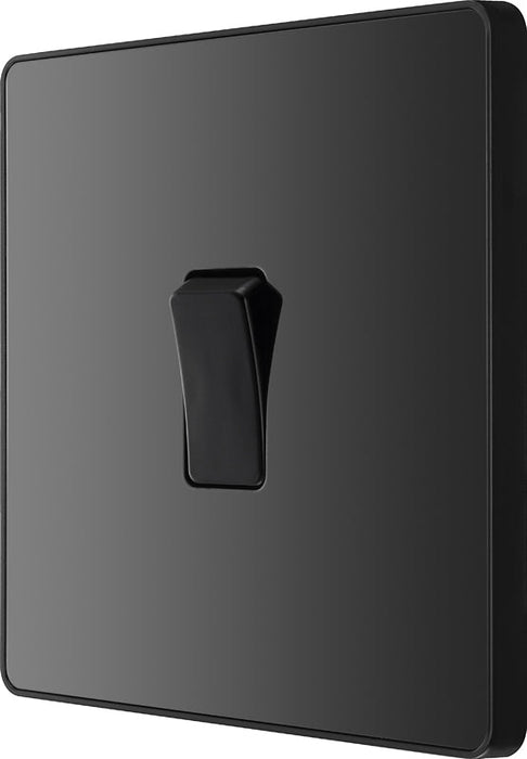 BG Evolve PCDBC12B 20A 16AX 2 Way Single Light Switch - Black Chrome (Black) (5 Pack) - westbasedirect.com