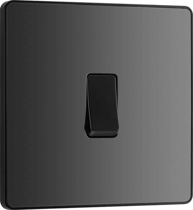BG Evolve PCDBC13B 20A 16AX Single Intermediate Light Switch - Black Chrome (Black) - westbasedirect.com