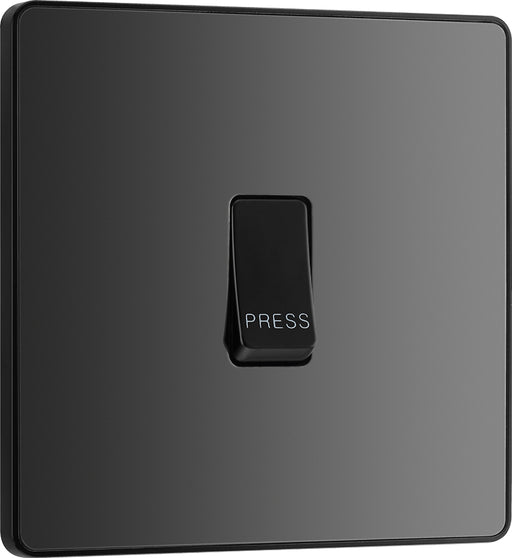 BG Evolve PCDBC14B 10A Single Press Switch - Black Chrome (Black) - westbasedirect.com