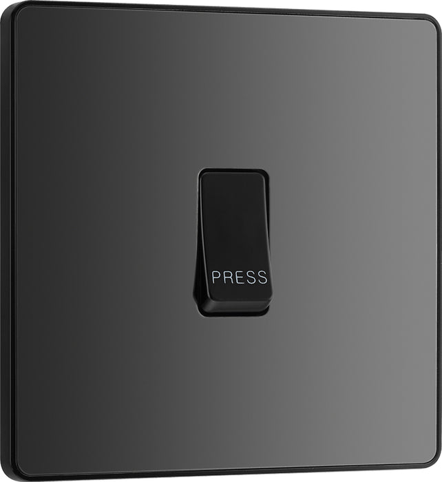 BG Evolve PCDBC14B 10A Single Press Switch - Black Chrome (Black) - westbasedirect.com