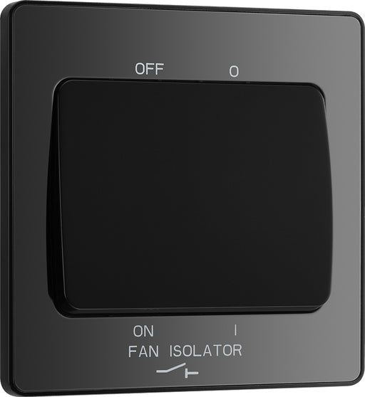 BG Evolve PCDBC15B 10A Triple Pole Fan Isolator Switch - Black Chrome (Black) - westbasedirect.com