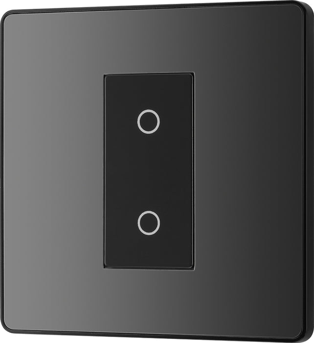BG Evolve PCDBCTDM1B 2-Way Master 200W Single Touch Dimmer Switch - Black Chrome (Black) - westbasedirect.com