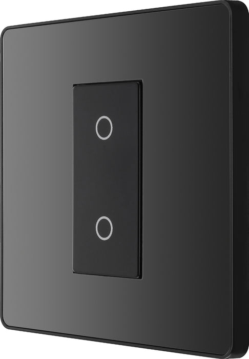 BG Evolve PCDBCTDM1B 2-Way Master 200W Single Touch Dimmer Switch - Black Chrome (Black) - westbasedirect.com