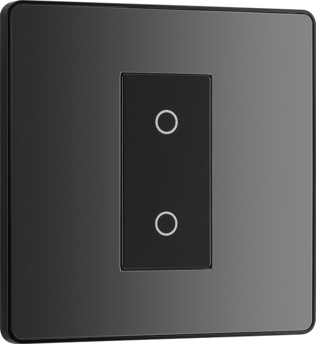 BG Evolve PCDBCTDS1B 2-Way Secondary 200W Single Touch Dimmer Switch - Black Chrome (Black) - westbasedirect.com